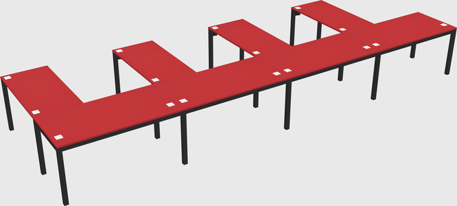 L-shaped desk