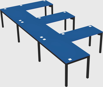 L-shaped desk