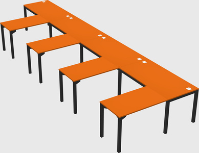 L-shaped desk