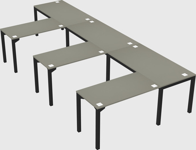 L-shaped desk
