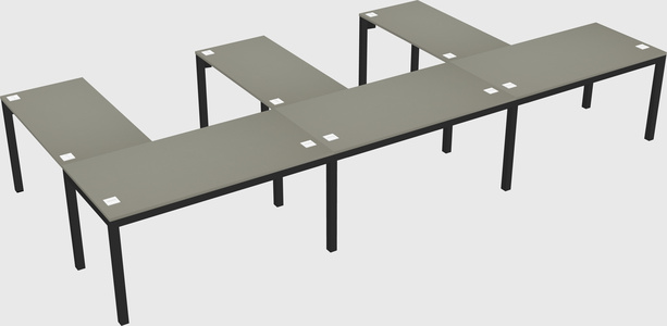 L-shaped desk