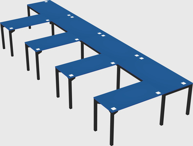 L-shaped desk
