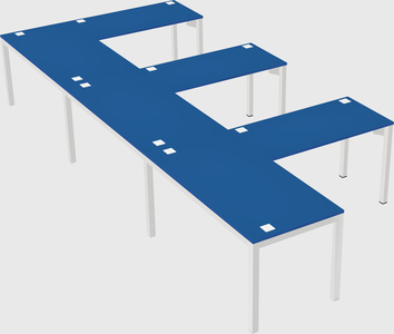 L-shaped desk