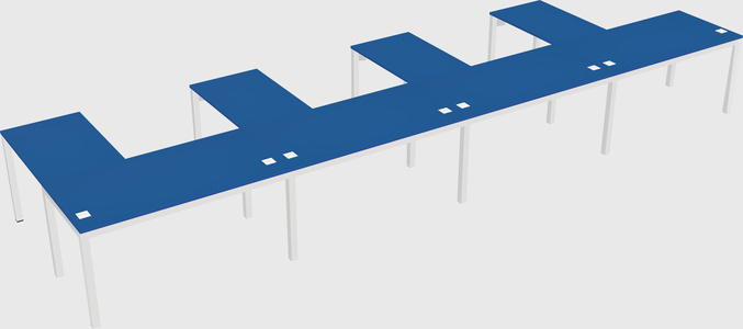 L-shaped desk