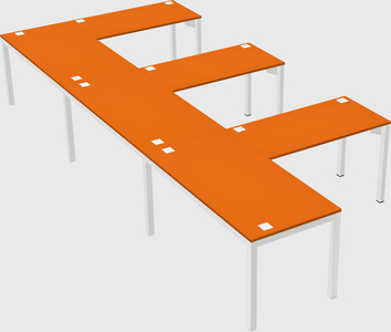 L-shaped desk