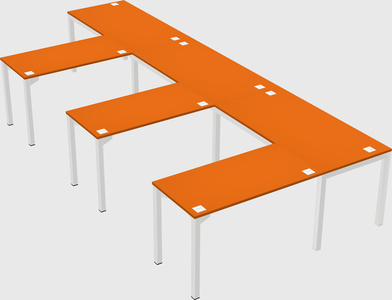 L-shaped desk