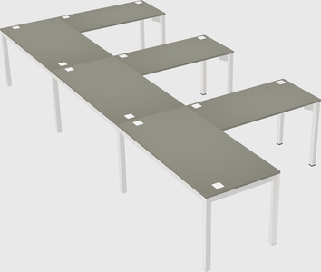 L-shaped desk