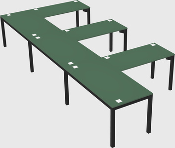 L-shaped desk