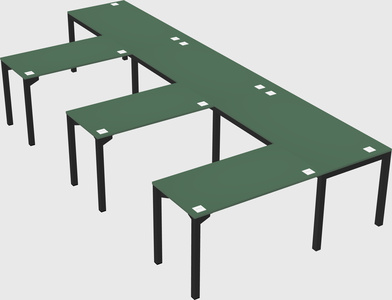 L-shaped desk
