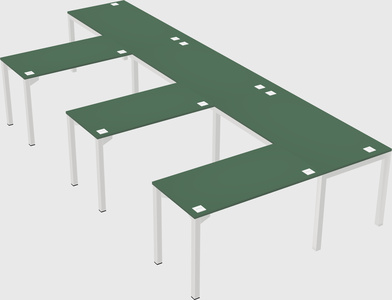 L-shaped desk