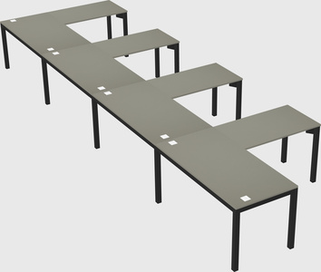 L-shaped desk