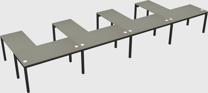 L-shaped desk
