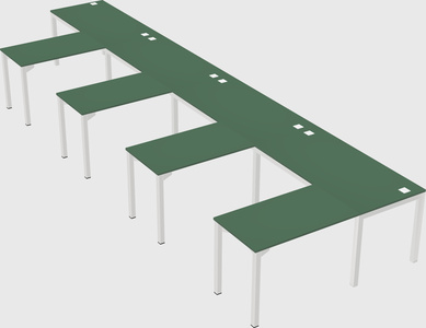 L-shaped desk