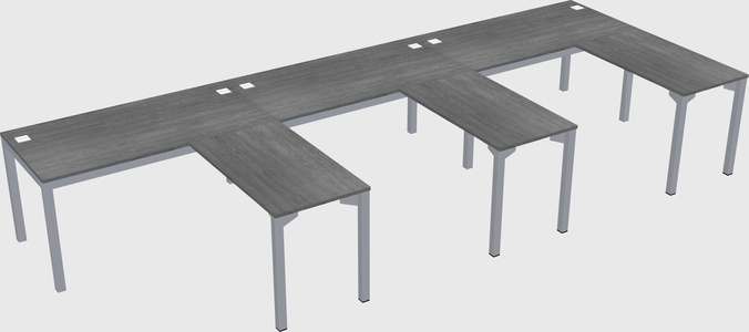 L-shaped desk