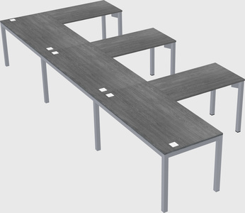 L-shaped desk