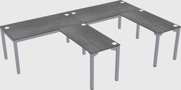 L-shaped desk