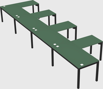 L-shaped desk