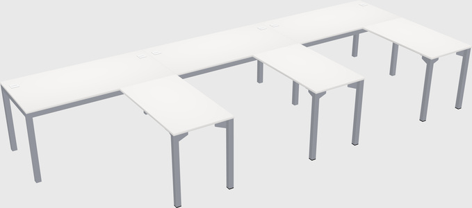 L-shaped desk
