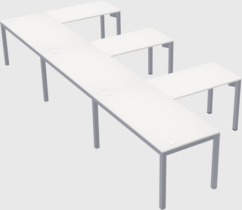 L-shaped desk