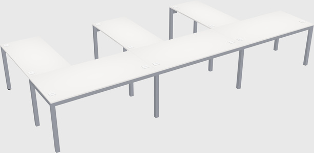 L-shaped desk