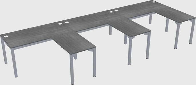 L-shaped desk