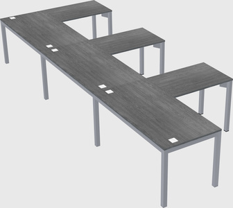 L-shaped desk