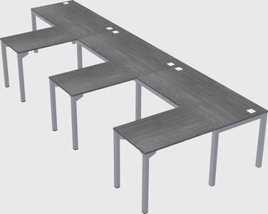 L-shaped desk