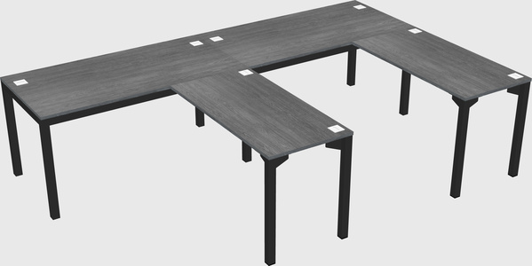 L-shaped desk