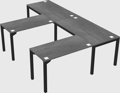 L-shaped desk