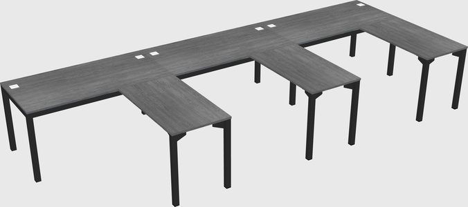 L-shaped desk