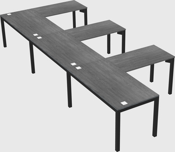 L-shaped desk