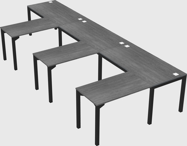 L-shaped desk
