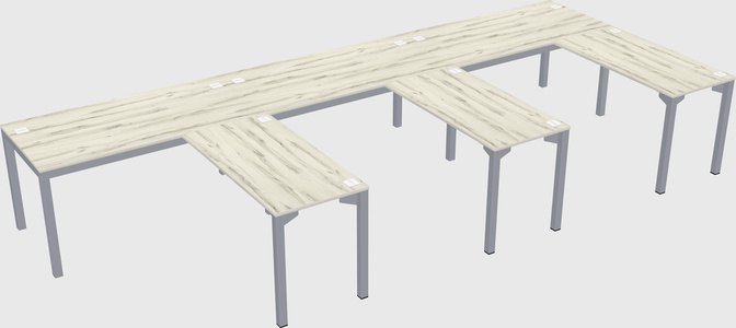 L-shaped desk