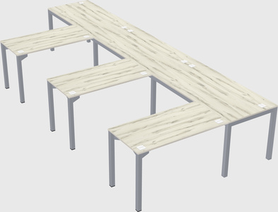 L-shaped desk