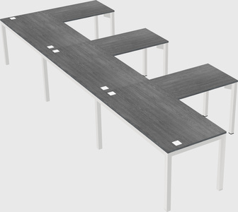 L-shaped desk