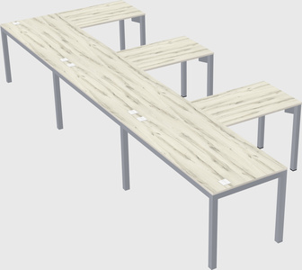 L-shaped desk