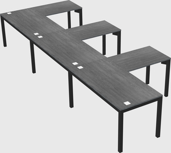 L-shaped desk