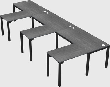 L-shaped desk