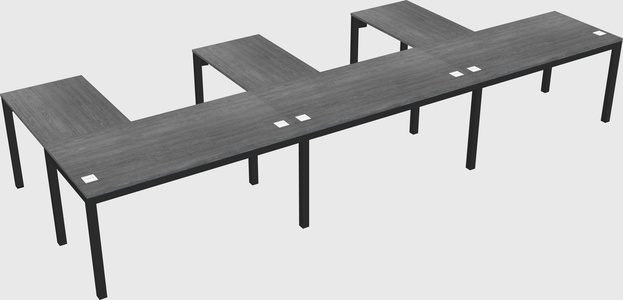 L-shaped desk