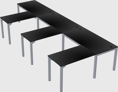 L-shaped desk