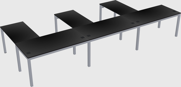 L-shaped desk