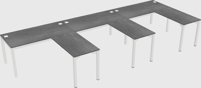 L-shaped desk