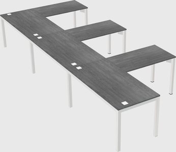 L-shaped desk