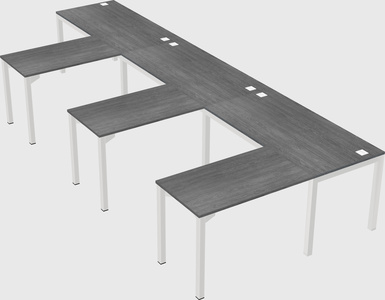 L-shaped desk