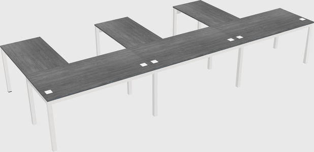L-shaped desk