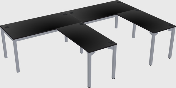 L-shaped desk