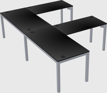 L-shaped desk