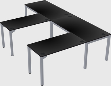 L-shaped desk