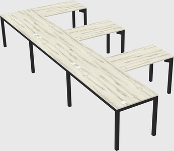 L-shaped desk