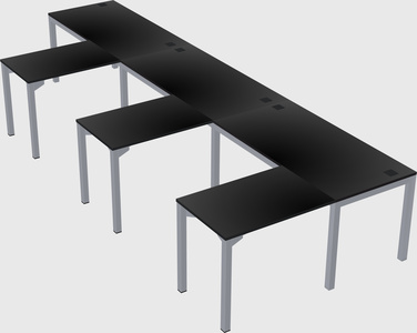 L-shaped desk